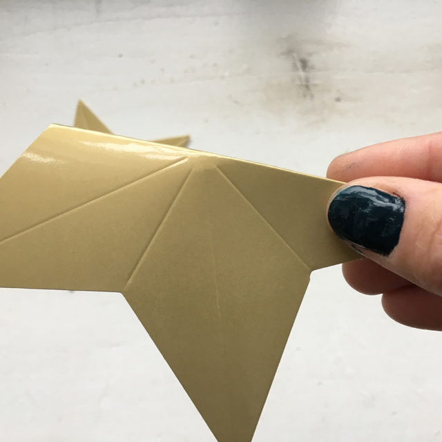 Paper Riot Co. Dimensional Gold Stars DIY Project Idea