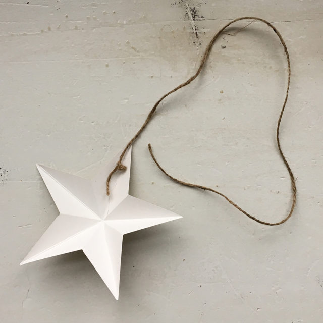 Paper Riot Co dimensional star DIY ornament project idea